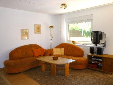 Blick ins Wohnzimmer