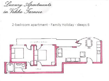 Ferienwohnung in Veliko Tarnovo (Veliko Turnovo) oder Ferienwohnung oder Ferienhaus