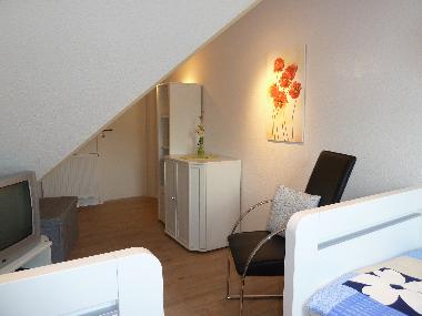 Schlafzimmer mit Einzelbetten