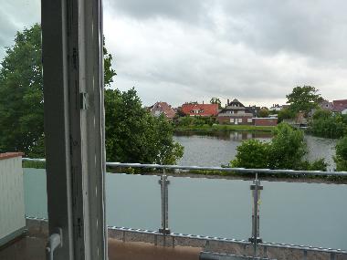 Blick vom Wohnzimmer