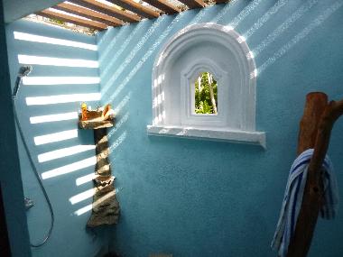 Ihre Outdoor-Dusche ist vom Bad aus zu erreichen: Duschen mit  Aussicht!