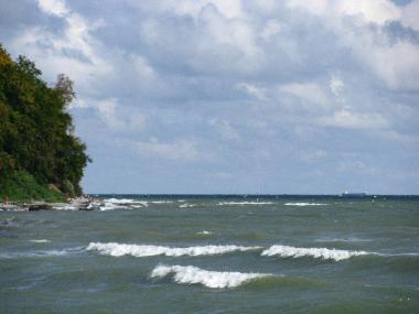 Blick von Sassnitz zur Ostsee