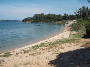 Privater Strand auf unserem Grundst�ck