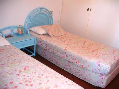 Einzelbetten im Nachbarzimmer (gartenseitig)