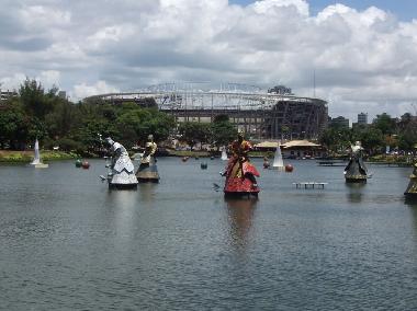 Neues Stadion in Salvador Stadtmitte