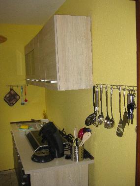 Blick auf die K�chenzeile