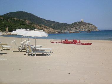 Ferienhaus in CHIA (Cagliari) oder Ferienwohnung oder Ferienhaus