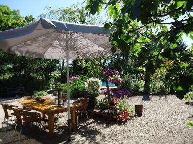 Grosse Esstich, man ist nie drinnen im Sommer!