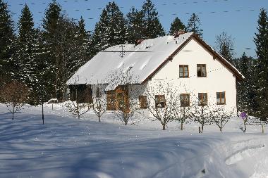 Ferienhaus im Winter