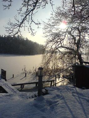 Der Krakower See im Winter: ebenso lohnenswert und wunderschn wie im Sommer.
