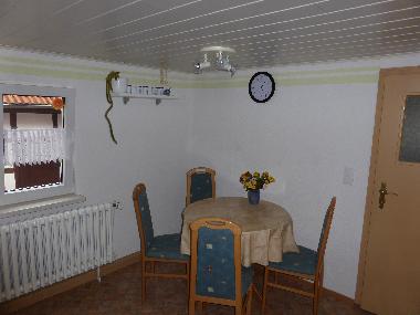 Essplatz in der Kche