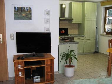 Wohnk�che mit Geschirrsp�ler