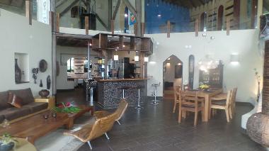 Blick zur offenen K�che