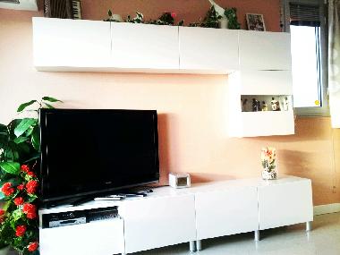 Wohnwand mit Fernseher