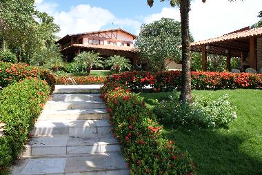 auf dem Weg zum Bootssteg