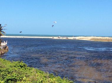 kiten in der S�sswasserlagune