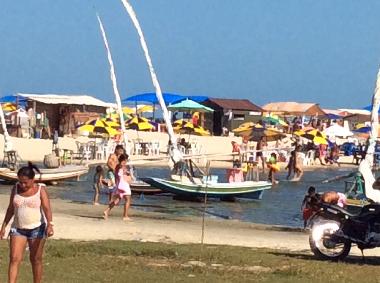 Strandleben am Sonntag