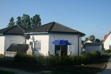 Die Terrasse des Ferienhauses Carrie