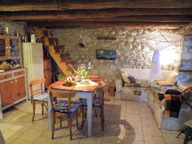 Wohnk�che mit optionalem Doppelbett