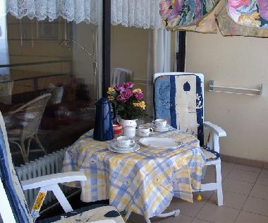 uneinsehbarer Balkon mit Traumaussicht   