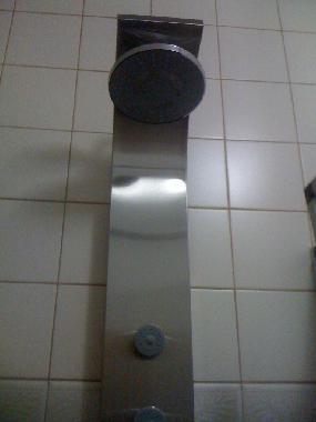 Massagedusche in der Badewanne