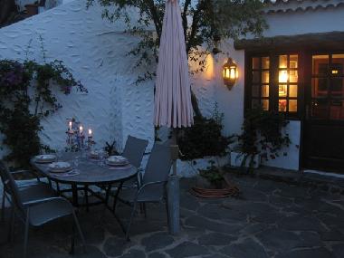 Abendstimmung im Innenhof