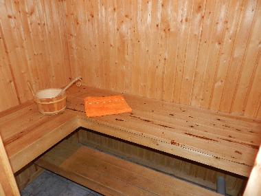 Unsere Sauna f�r Sie