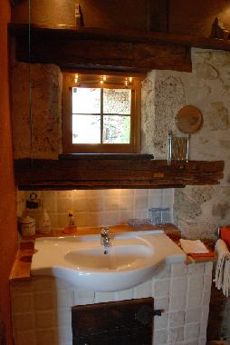 Das Bad des Zimmers "Kleiner Stall"