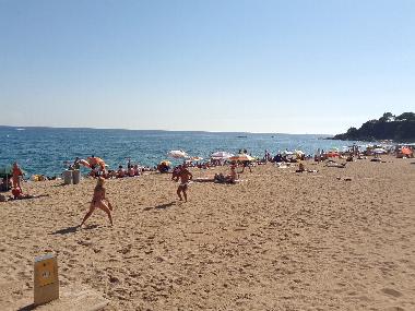 Sandstrand (2 Gehminuten vom Appartement)