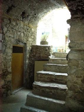 nach der passage Treppen zum Hinterhof