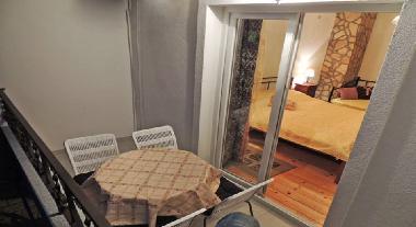 Schlafzimmer mit eigenem Balkon f�r 2 oder 3 Personen 