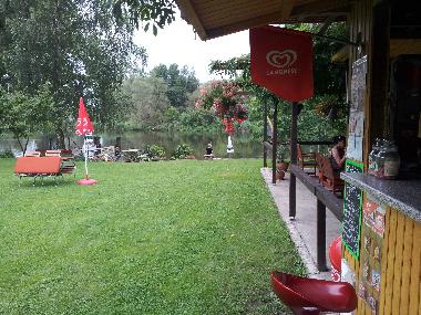 Biergarten mit Terrasse