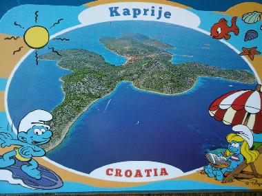 Ferienwohnung in Kaprije island /ideal for Families-Groups (Sibensko-Kninska) oder Ferienwohnung oder Ferienhaus