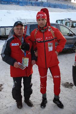 Ole Einar Bjrndalen ein begehrter Sportlergast in Oberhof