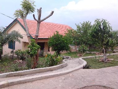 Gartenblick auf das Cottage