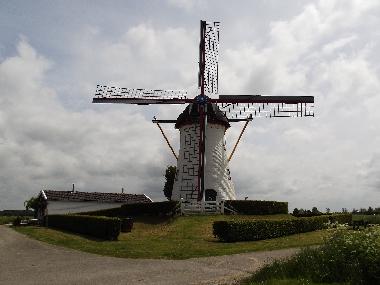 Windmhle auf der Insel Schouwen-Duiveland