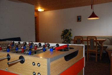 Unser Spielraum f�r Alt und Jung bringt Abwechslung in den Urlaubstag, ohne dass man das Haus verlas