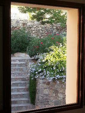 Blick vom Schlafzimmer 2 (2 Bettzimmer)