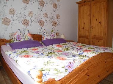 Das ruhige, zum Garten gelegene Doppelzimmer Fewo \"In Luv\" Bettwsche incl.