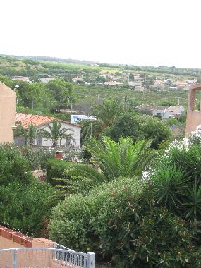 Blick auf Maristella  ( von der Dachterrasse)