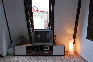 Fernsehecke mit Kabelfernsehen