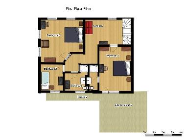 Ferienhaus in Grahavo ob Baci (Tolmin) oder Ferienwohnung oder Ferienhaus