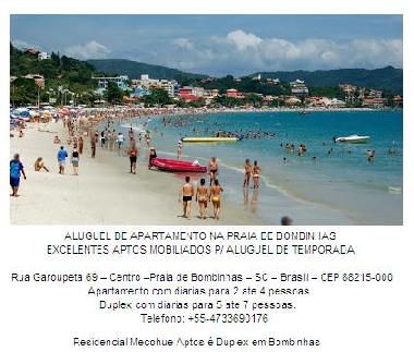 Ferienwohnung in Bombinhas (Santa Catarina) oder Ferienwohnung oder Ferienhaus