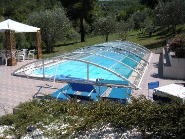 Ferienhaus in Serrapetrona (Macerata) oder Ferienwohnung oder Ferienhaus