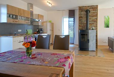 Wohnraum Erdgeschoss Ferienhaus Schmied