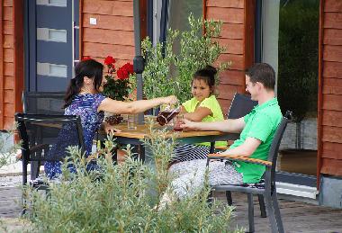 Terasse Ferienhaus Schmied