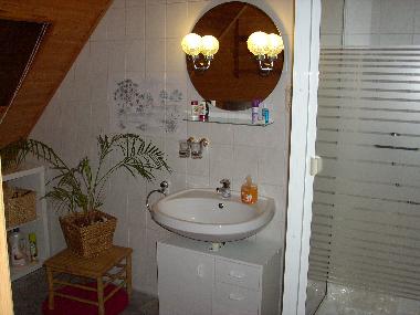 Badezimmer mit Dusche