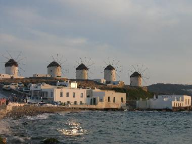 Villa in Kalo Livadi (Kyklades) oder Ferienwohnung oder Ferienhaus