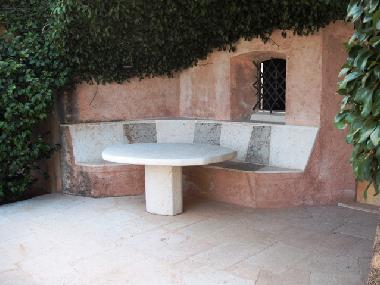 Sitznische im Garten