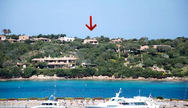 Lage der Villa an der Marina di Porto Cervo